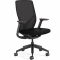 The Hon Co Task Chair, Mesh Back, Fabric Seat, 27-7/8inx25inx42-1/2in, Black HONFXT0STAMC10T